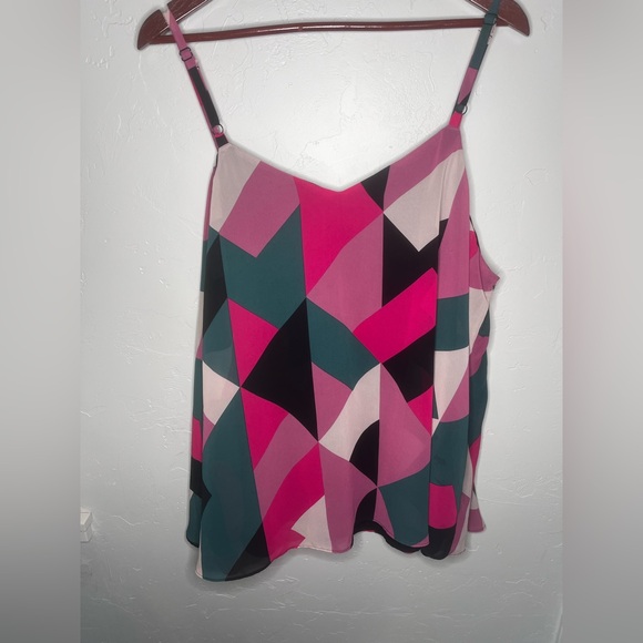 Torrid Sofie Chiffon Swing Cami Geometric 3XL - Picture 6 of 6